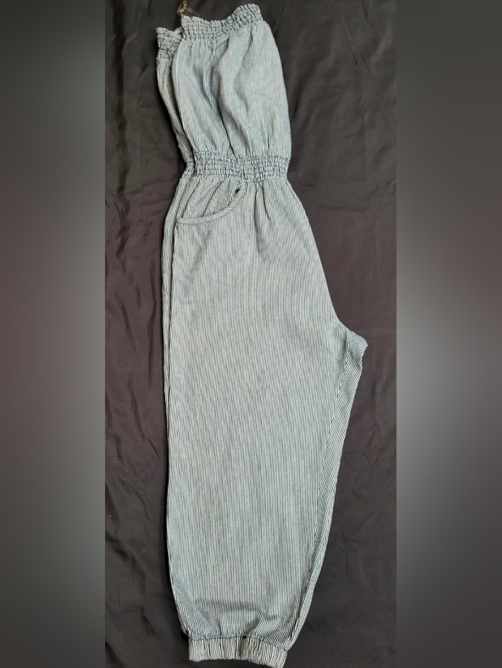 Love By Chesley Blue/White Jumpsuit Women Sixe XL - Picture 6 of 9